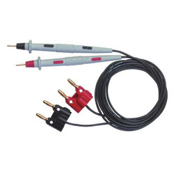 Pomona Electronics Test Probe Set,Black,Red,30VAC/60VDC 6303