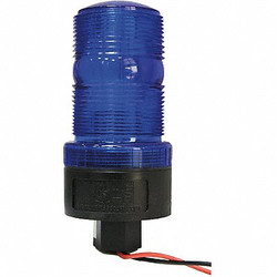 Railhead Gear Warning Strobe,Blue,LED,12 to 90VDC M490-LED DCBP