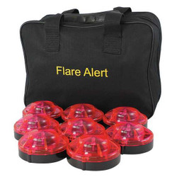 Flarealert LED Road Flare Kit,0.5 Watt,Red B8RB2ONLY