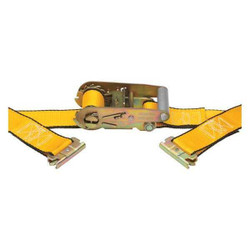 Kinedyne Tie Down Strap,E-Track,Yellow 532011GRA