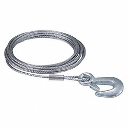 Dutton-Lainson Winch Cable w/Hook 20 Ft. x 3/16 In 6360