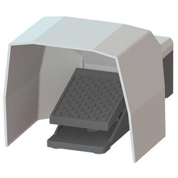 Siemens FootSwtch,Blk,Gry,Alum,2NO/2NC,Momentry 3SE29031AA20
