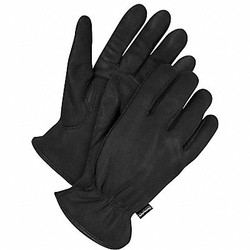 Bdg Leather Gloves,Shirred Slip-On Cuff,S 20-9-368-S