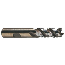 Cleveland Sq. End Mill,Single End,Pow Met,3/4" C40007