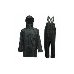 Viking Rain Suit w/Jacket/Bib,Unrated,Black,3XL 2900BK-XXXL