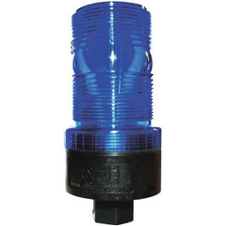 Railhead Gear Warning Strobe,Blue,LED,120VAC  M490-LED B