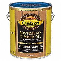 Cabot Stain,Natural,Toned Flat,1 gal. 140.0019400.007