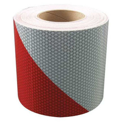 Oralite Reflective Tape,W 3 In,Red/White 18848