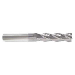 Sim Supply Sq. End Mill,Single End,Carb,1/4"  218-001024