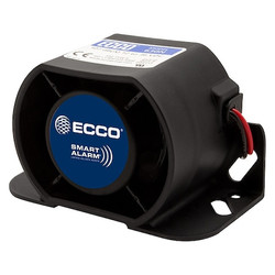 Ecco Back Up Alarm,Self-Adjusting,82 to 107dB  SA901N