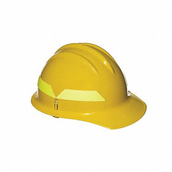 Bullard Fire Helmet,Yellow,Front Brim  FCYLR