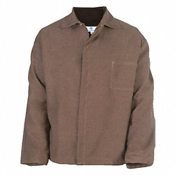 National Safety Apparel Welding Jacket,2XL,30",Brown C09TW2X30