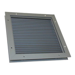 Dayton Door Louver,18-1/8 H,26-1/4 W,Steel 6WRK1