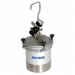 Binks Aluminum Pressure Cup,Clamp Type Lid 80-600