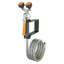 Guardian Equipment Dual Head Drench Hose,Wall Mount,8 ft. G5026