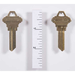 Kaba Ilco Key Blank, Pins 5,PK50 100-C-NS