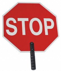 Cortina Paddle Sign,Stop/Stop  03-856