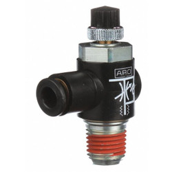 Aro CylPortFlowCtrlValve,1/4inNPT,MeterOut 119310-250