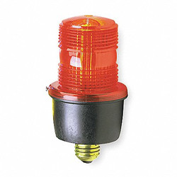 Federal Signal Low Profile Warning Light,Strobe,Red LP3E-120R