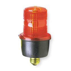 Federal Signal Low Profile Warning Light,Strobe,Red  LP3E-120R