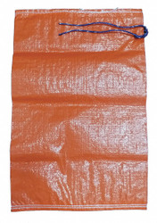 Sim Supply Sand Bag, Orange,27 in. L,18 in W,PK100  6FGY0