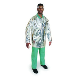 Steel Grip Aluminized Jacket,2XL,PFR Rayon ARL 1136-35