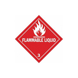 Brady DOT Container Label,4" Label W,PK500 121067