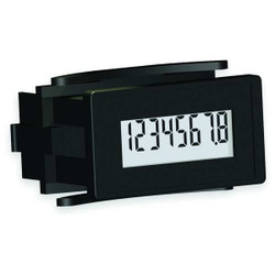 Trumeter Hour Meter,Rectangular,LCD,3-300 VDC 6320-2500-0000