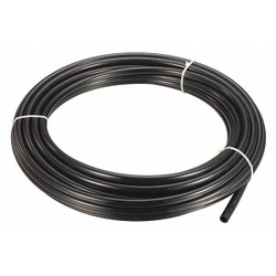 Sim Supply Tubing,1/2" OD,Nylon,Black,50 Ft  2VDL4