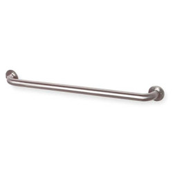 Sim Supply Grab Bar,SS,Satin,32 in L  3P919