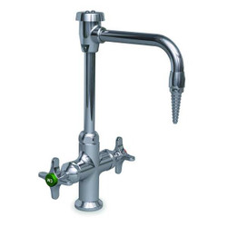 Watersaver Gooseneck,Chrome,Brass,2.0gpm L414VB