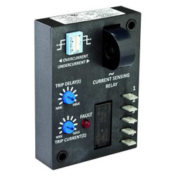 Dayton AdjCurrentSensorRelay, 10A, 240VAC, 4Pin 6C057