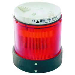 Schneider Electric Tower Light,Flashing,24to48VDC,70mm,Rd XVBC4B4