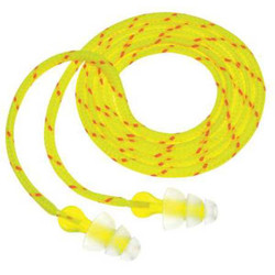 3m Ear Plugs,Corded,Flanged,26dB,PK100 P3001