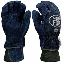 Shelby Firefighters Gloves,L,Cowhide Lthr,PR 5227 L