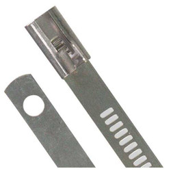 Ty-Rap Cable Tie,12 in,Silver,PK100 TYS12-470