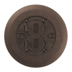 Hubbell Wiring Device-Kellems Cover And Flange For Plastic Floor Box P PFBCBRA