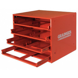 Durham Mfg SldngDrwrCabFrame,Red,Glide,Steel,4Bx  303-17-S1157