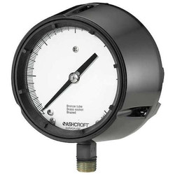 Ashcroft Pressure Gauge,0 to 300 psi,4-1/2In 451259SD04L300#
