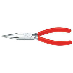 Knipex Long Nose Plier,5" L,Serrated 25 03 125