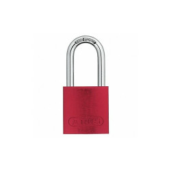 Abus Lockout Padlock,KA,Red,1-1/2"H,PK6 72 HB/40-40 KAx6 Red