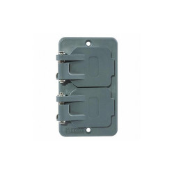 Hubbell Wiring Device-Kellems Watertight Cover,For Duplex Receptacle HBL3056