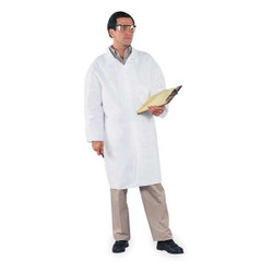 Kleenguard Disp. Lab Coat,M,Microporous,White,PK30 44452