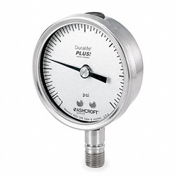 Ashcroft Pressure Gauge,0 to 160 psi,2-1/2In 251009SW02LXLL160