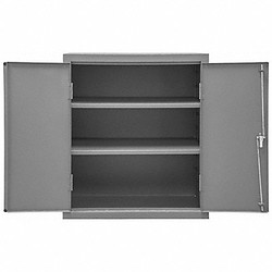 Durham Mfg Storage Cabinet,42"x36"x24",Gray,2Shlv 2503-2S-95