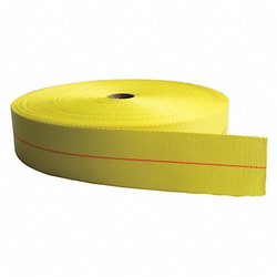 Bulk-Strap Webbing,Polyester,3" W,Yellow PE03300PY