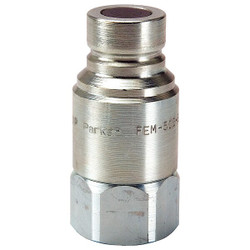 Parker Quick Connect,Plug,1/2",1/2"-14 FEM-502-8FP