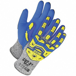 Bdg Coated Gloves,A3,Knit,XL,9.75" L 99-1-9792-10