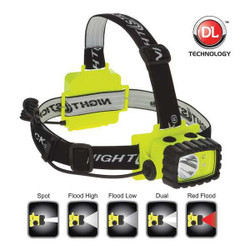 Nightstick Industrial Headlamp,Poly Res,Green,100lm XPP-5456G