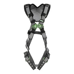 Msa Safety Full Body Harness,V-FIT,XL 10194890